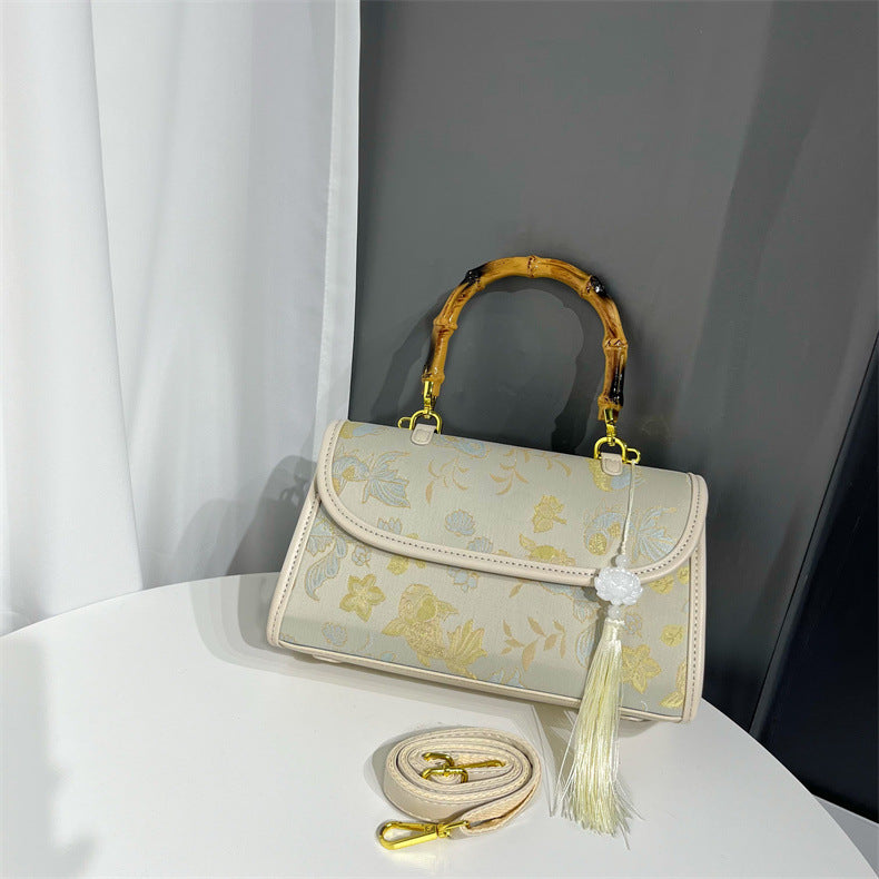 Ethnic Style Retro Textured Simple Elegant Handbags