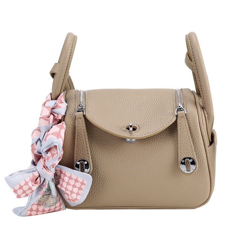 Women's Mini Lindi Leather Underarm Pillow Portable Crossbody Bags