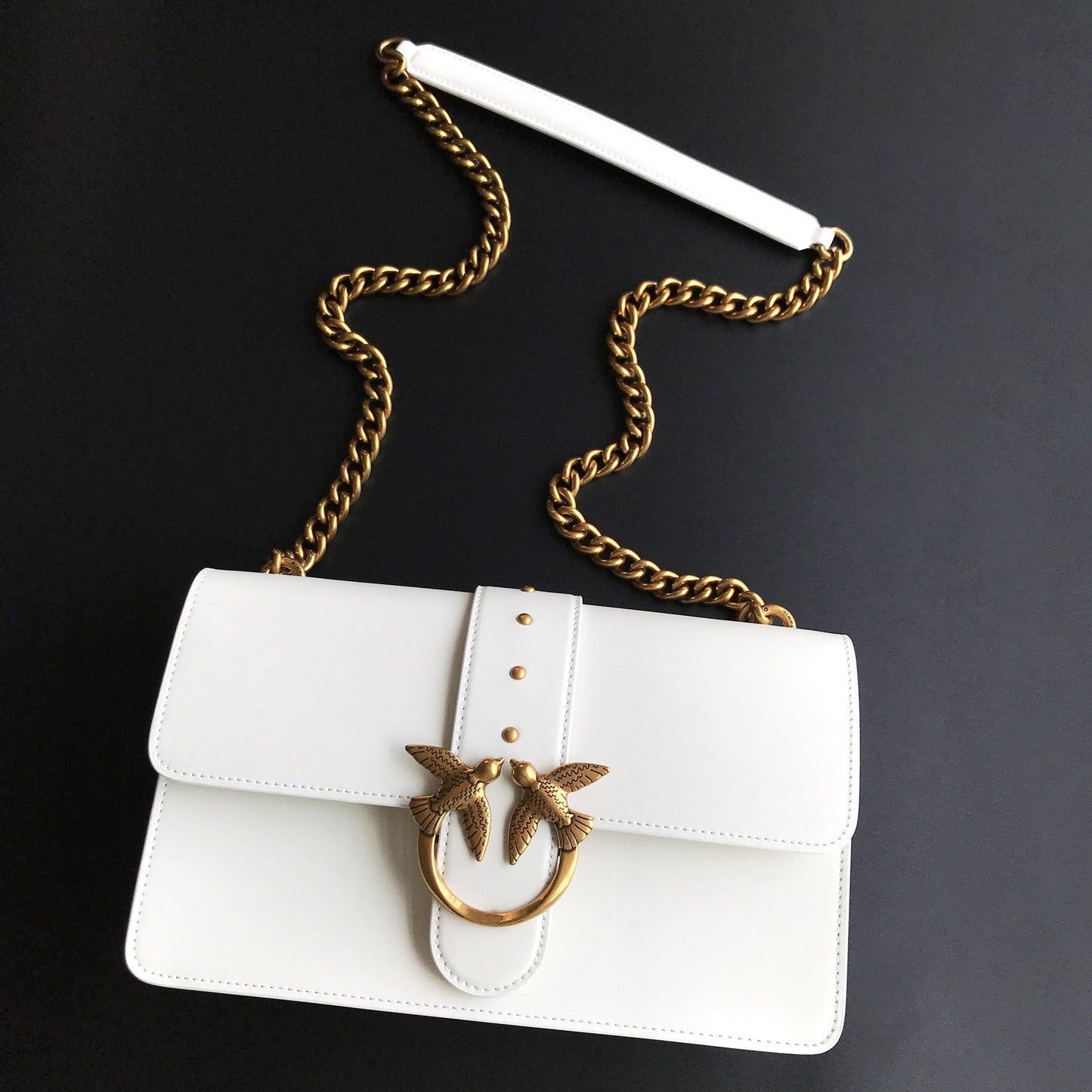 Genuine Leather Swallow Wine God Chain Shoulder Bags