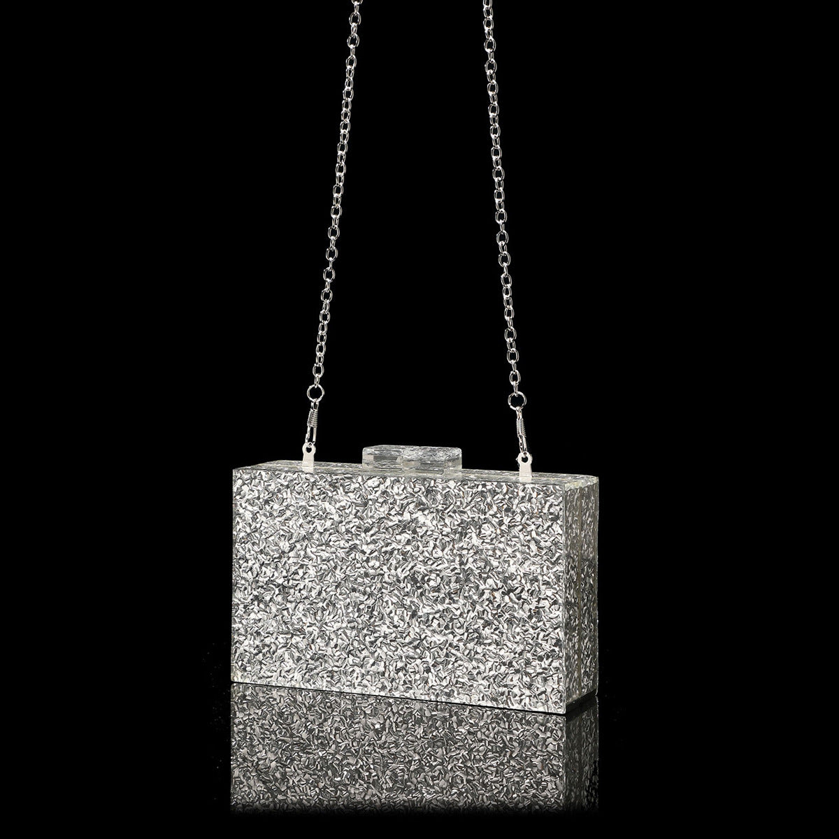 Acrylic Paillette Banquet Dress Garment Clutch Evening Bags