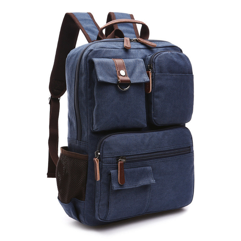 Canvas Durable Retro Large Capacity Junior Backpacks