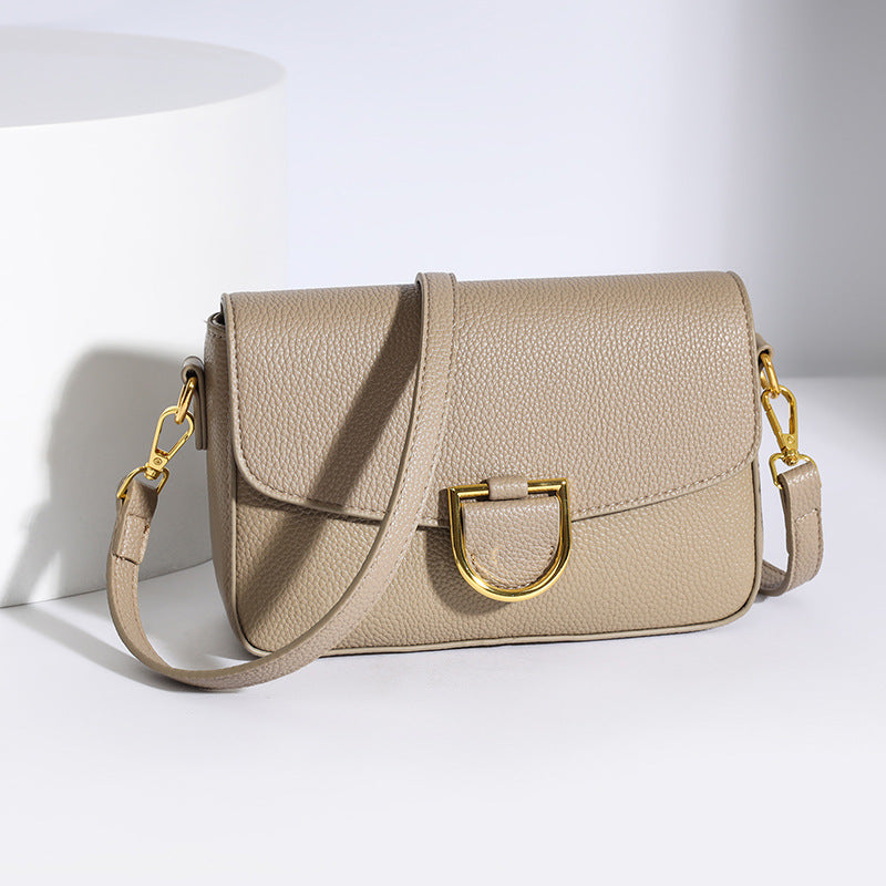 Women's Fashion Genuine Leather Trendy Simple Design Shoulder Bags