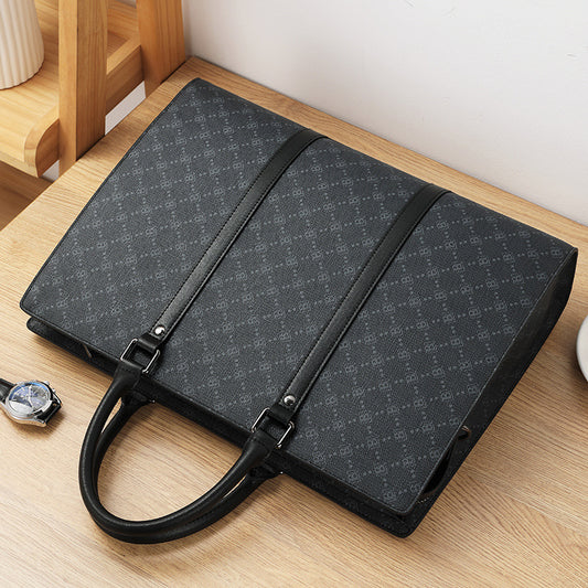 Men's Simplicity Fashion Large Capacity Business Men's Handbags