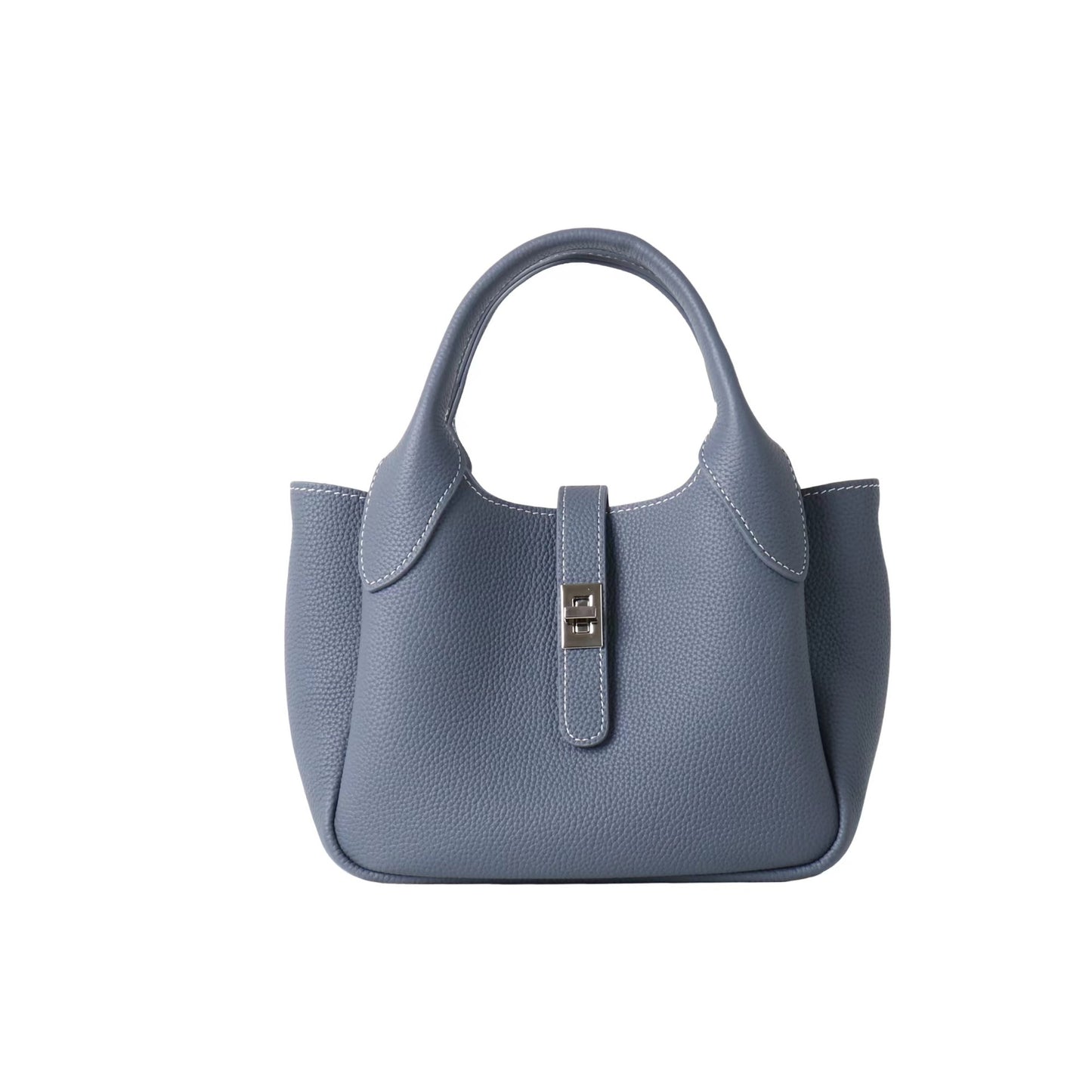 New Elegant Cowhide High-grade Vegetable Basket Crossbody Bags