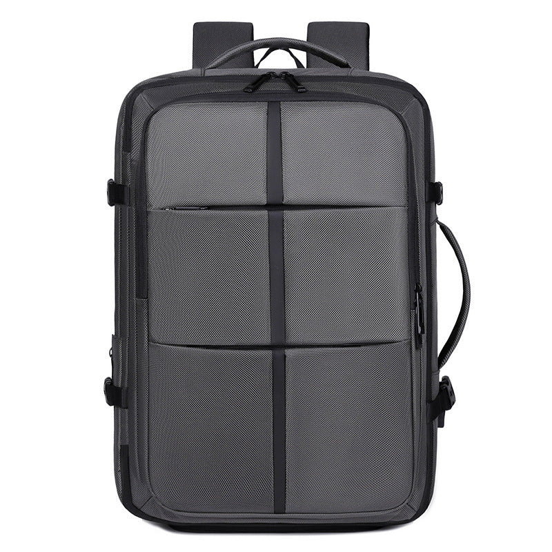Men's Capacity Expandable Business Spine Protection Commuter Backpacks
