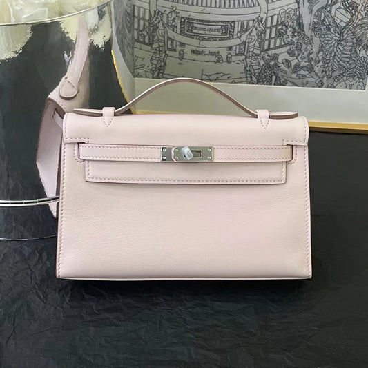 Ding Half Wax Line First Layer Handbags
