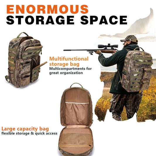 Men's Camouflage Dead Leaf Hiking Hunting Large Mountaineering Backpacks