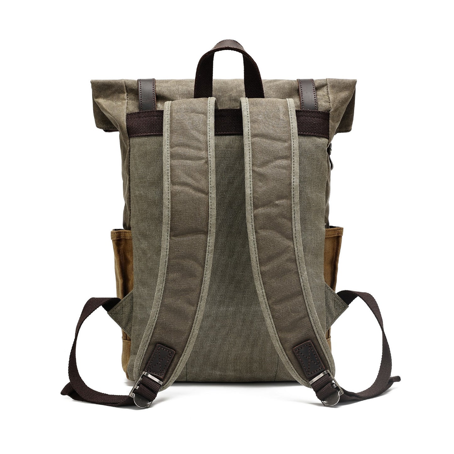 Retro Oil Wax Canvas Leisure Waterproof Backpacks