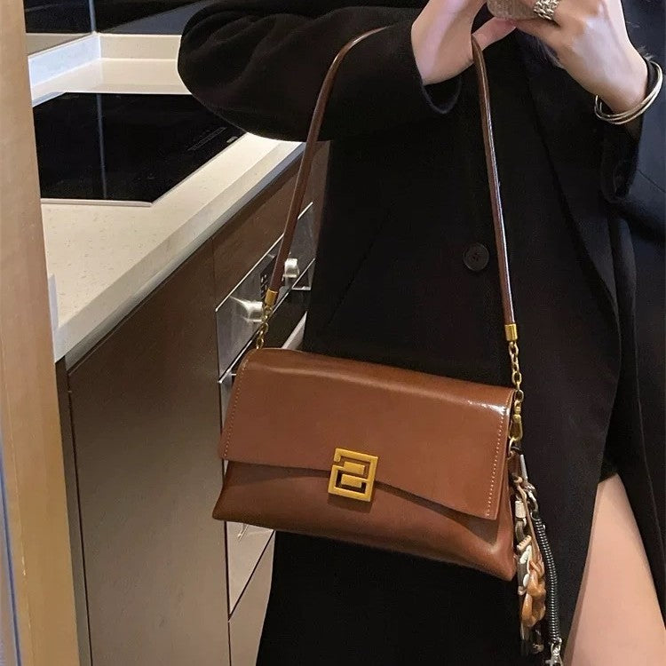 Affordable Luxury Fashion Underarm Female Niche Retro Easy Bags