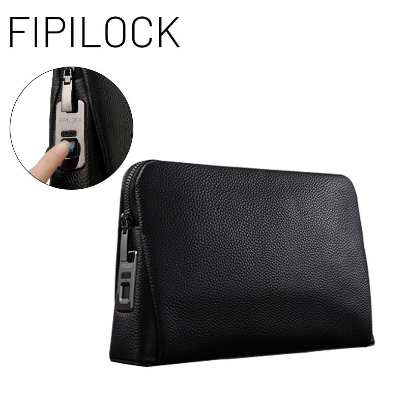 Men's Genuine Leather Clutch Fashion Lightweight Daily Commuter Men's Handbags