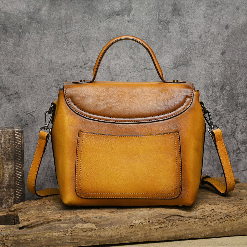 Artistic Chinese Style Retro Embossing Hand-rub Shoulder Bags