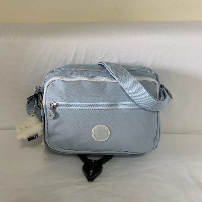 Women's Spring Monkey Urban Simple Nylon Compartment Crossbody Bags