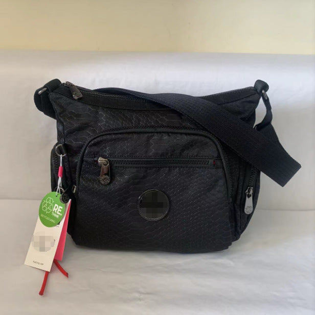 Spring Monkey Mesh Purple Series Nylon Crossbody Bags