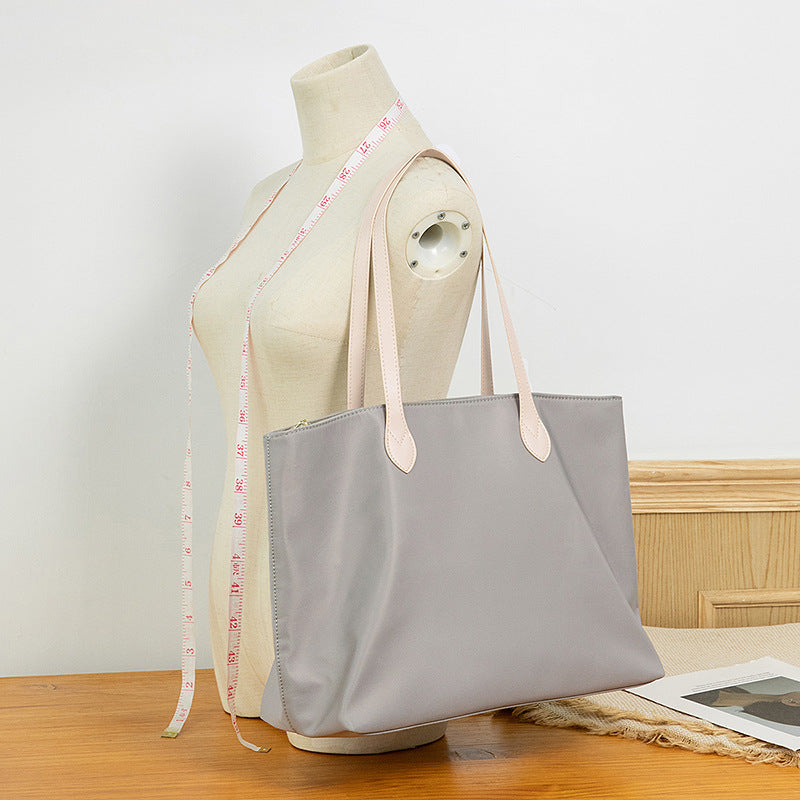 Women's Simple Large Capacity Nylon Oxford Canvas Handbags