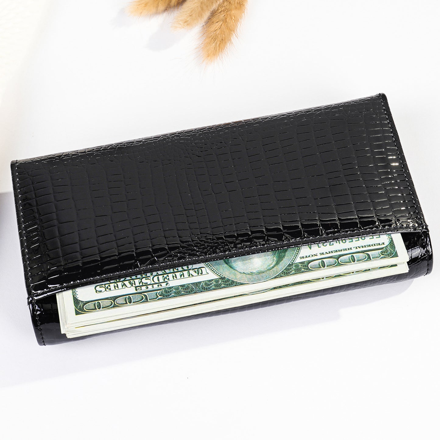 Women's Russian Genuine Leather Clutch Fashion Wrist Ladies Wallets