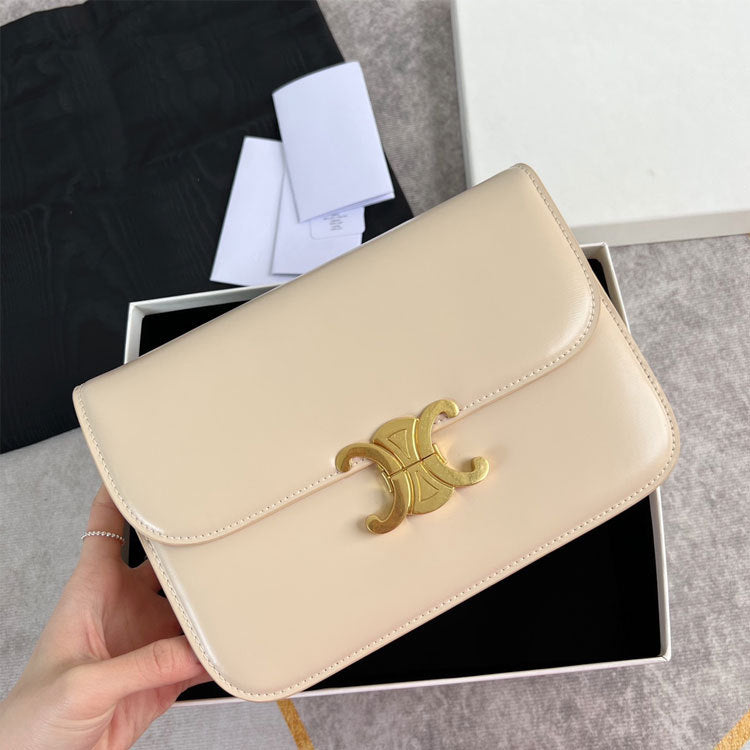 Women's Arc Upgraded Hardware Top Layer Leather Crossbody Bags