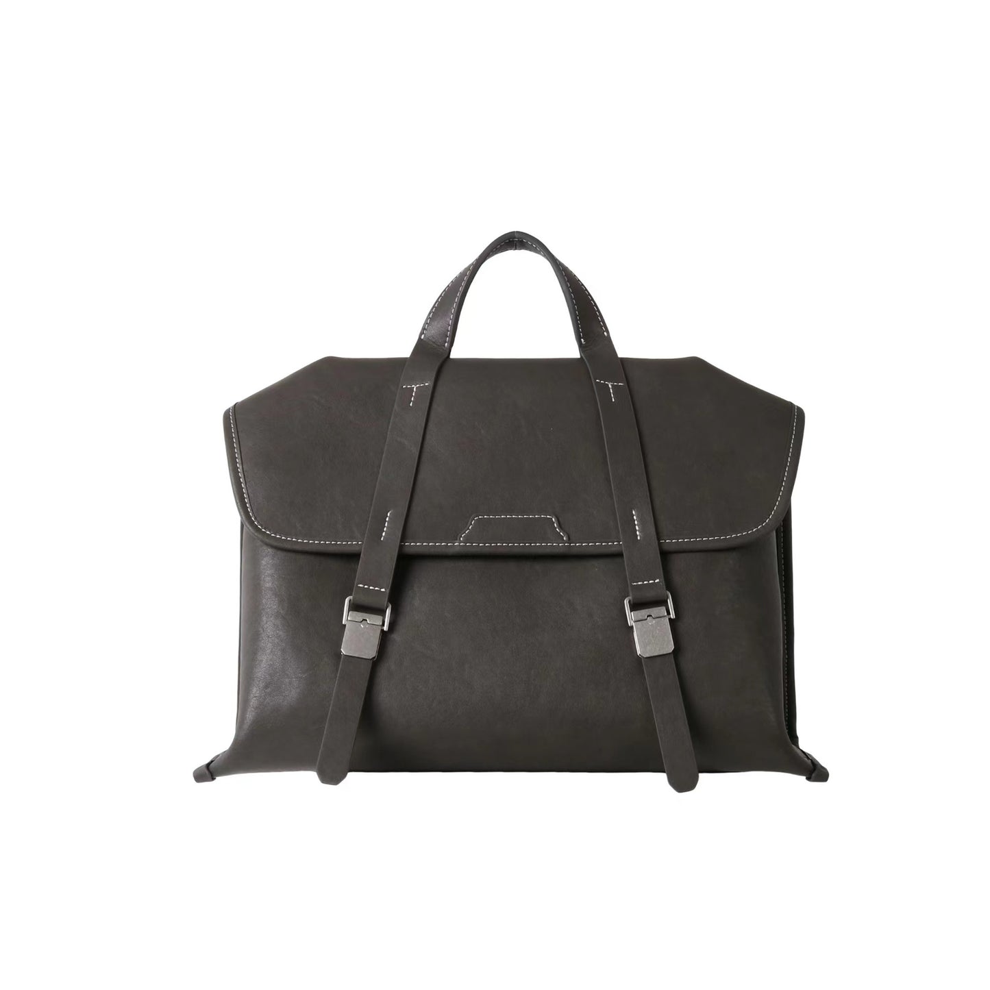 Vegetable Tanning Leather Flip Design Practical Crossbody Bags