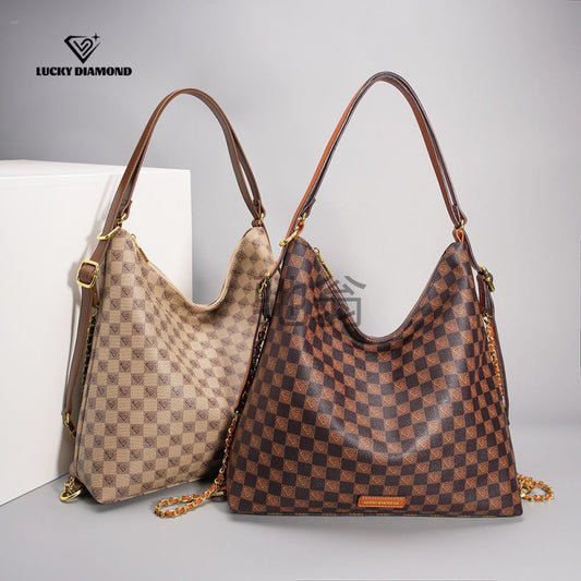Women's Trendy Multifunctional Soft Leather Textured Underarm Crossbody Bags
