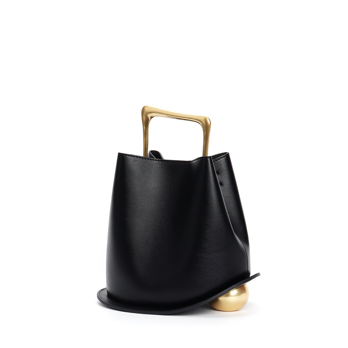 Women's Cowhide Leather Advanced Commuter Vegetable Basket Shoulder Bags