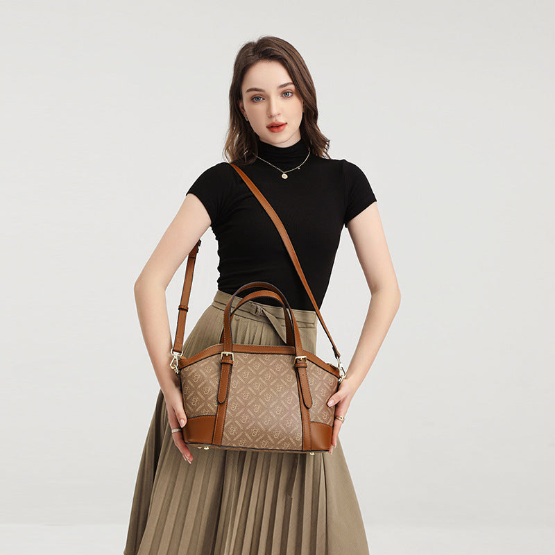 Women's Fashionable Portable Dumpling Simple Retro Large Bags