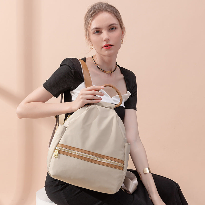 Women's Korean Oxford Cloth College Large Capacity Backpacks