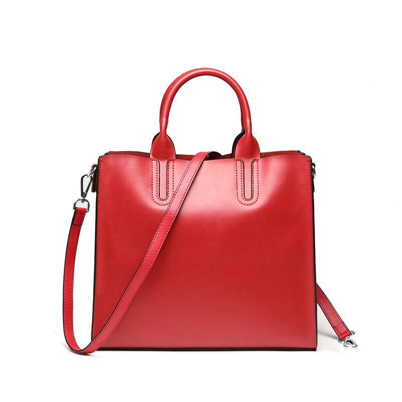 Women's Genuine Leather Big Large Capacity Fashion Shoulder Bags