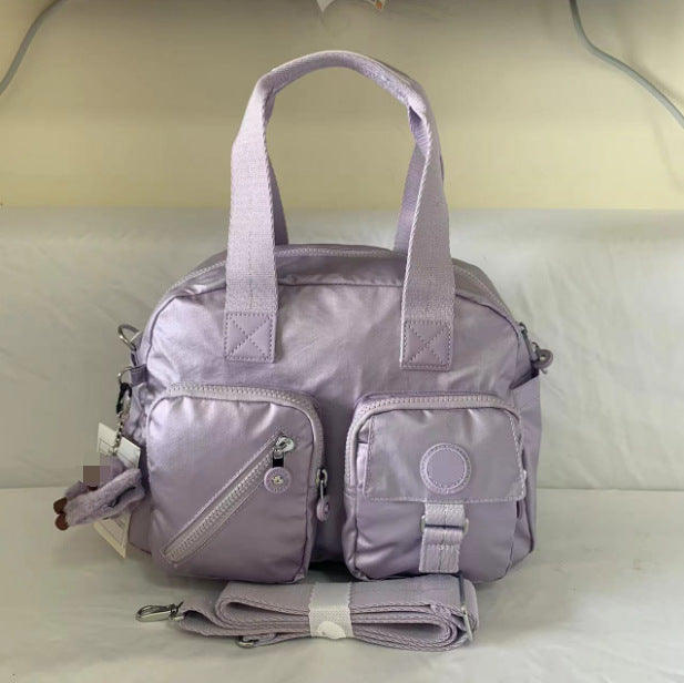 Women's Home Nylon Monkey Simple Double Pocket Handbags