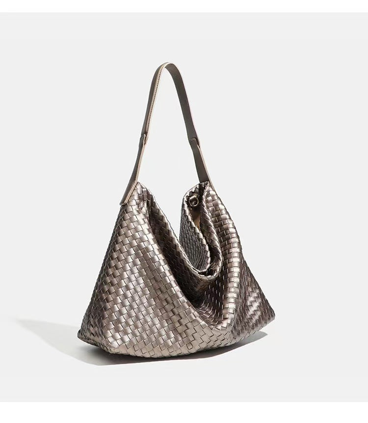 Classic Pretty Women's Woven Big Fashion Shoulder Bags