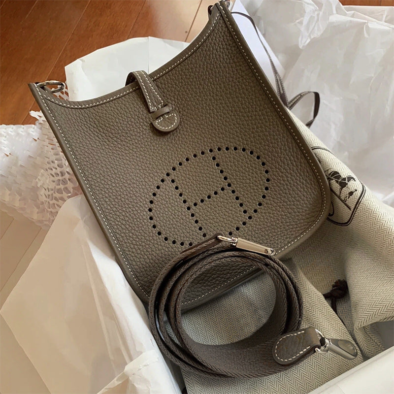 Women's Imported Leather Genuine Soft Wax Thread Crossbody Bags