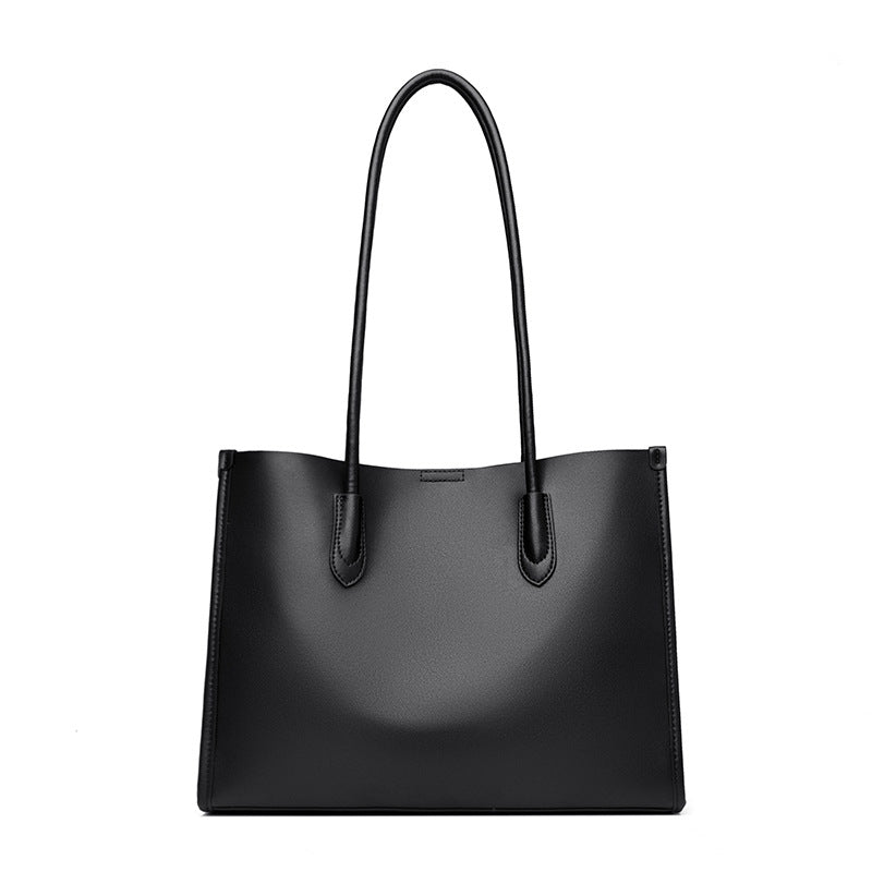 Leather Large Capacity Fashion Commuter Computer Crossbody Bags