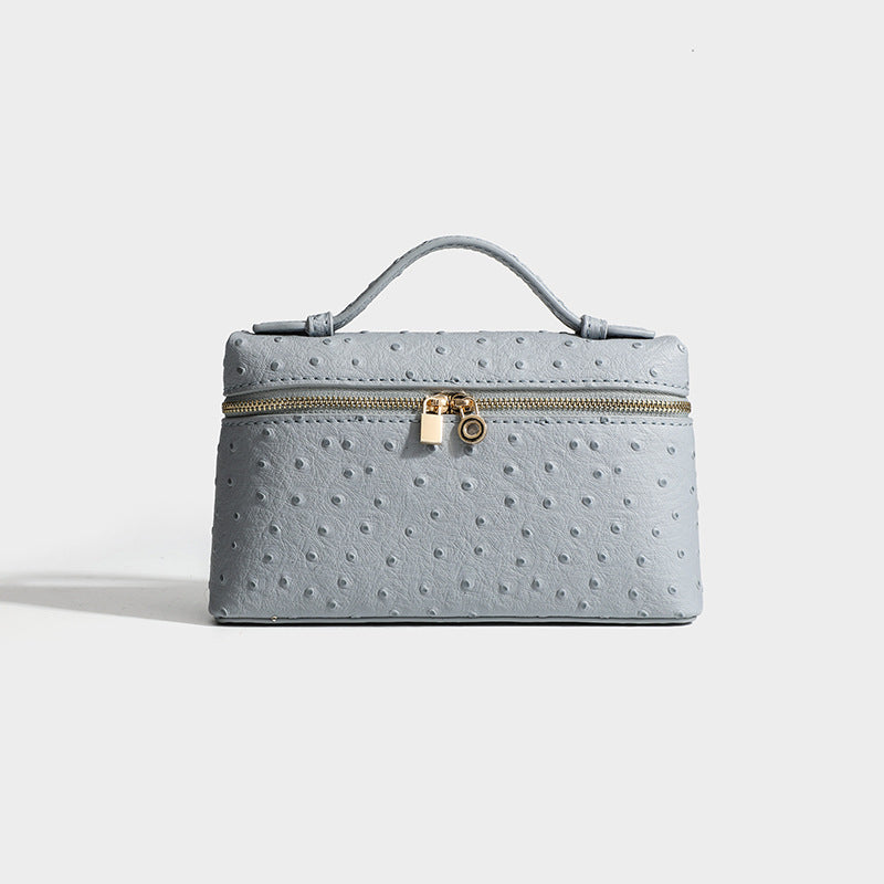 Women's Leather Kelly Box Gold Button Light Shoulder Bags