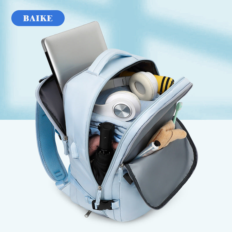 Women's Large Capacity Waterproof Dry Wet Separation Backpacks