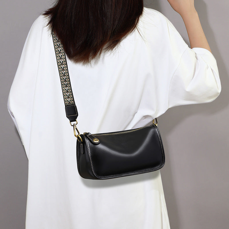 Women's Genuine Leather Dumpling Summer Underarm High-grade Crossbody Bags