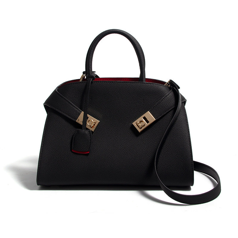 Women's Cowhide Design Large Capacity High Sense Bags