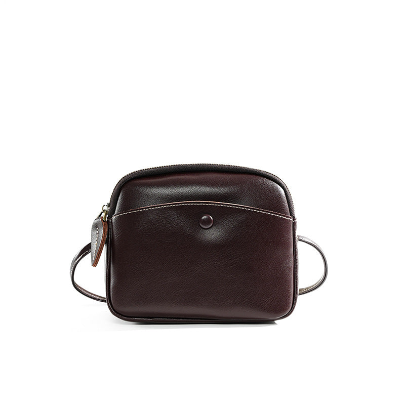 Women's Attractive Shell Mobile High-grade Leather Crossbody Bags