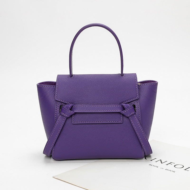 Women's Genuine Leather Catfish Yao Chen Smiling Crossbody Bags