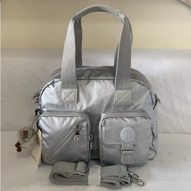 Women's Home Nylon Monkey Simple Double Pocket Handbags