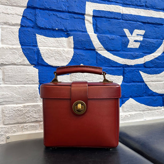 Women's Genuine Leather Retro Portable Handmade Vegetable Shoulder Bags