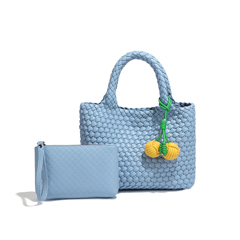 Women's Vintage Weave Vegetable Basket Fashionable Hand Bags