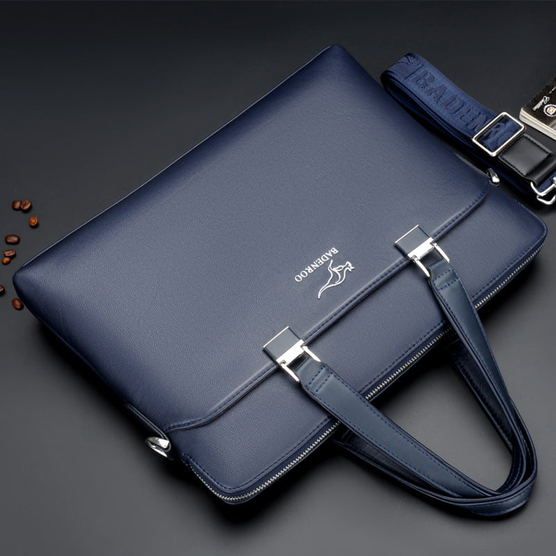 Men's Autumn Business Large Capacity Horizontal Computer Men's Handbags