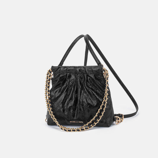 Women's Stray Niche Rhombus Garbage Chain Fashion Shoulder Bags