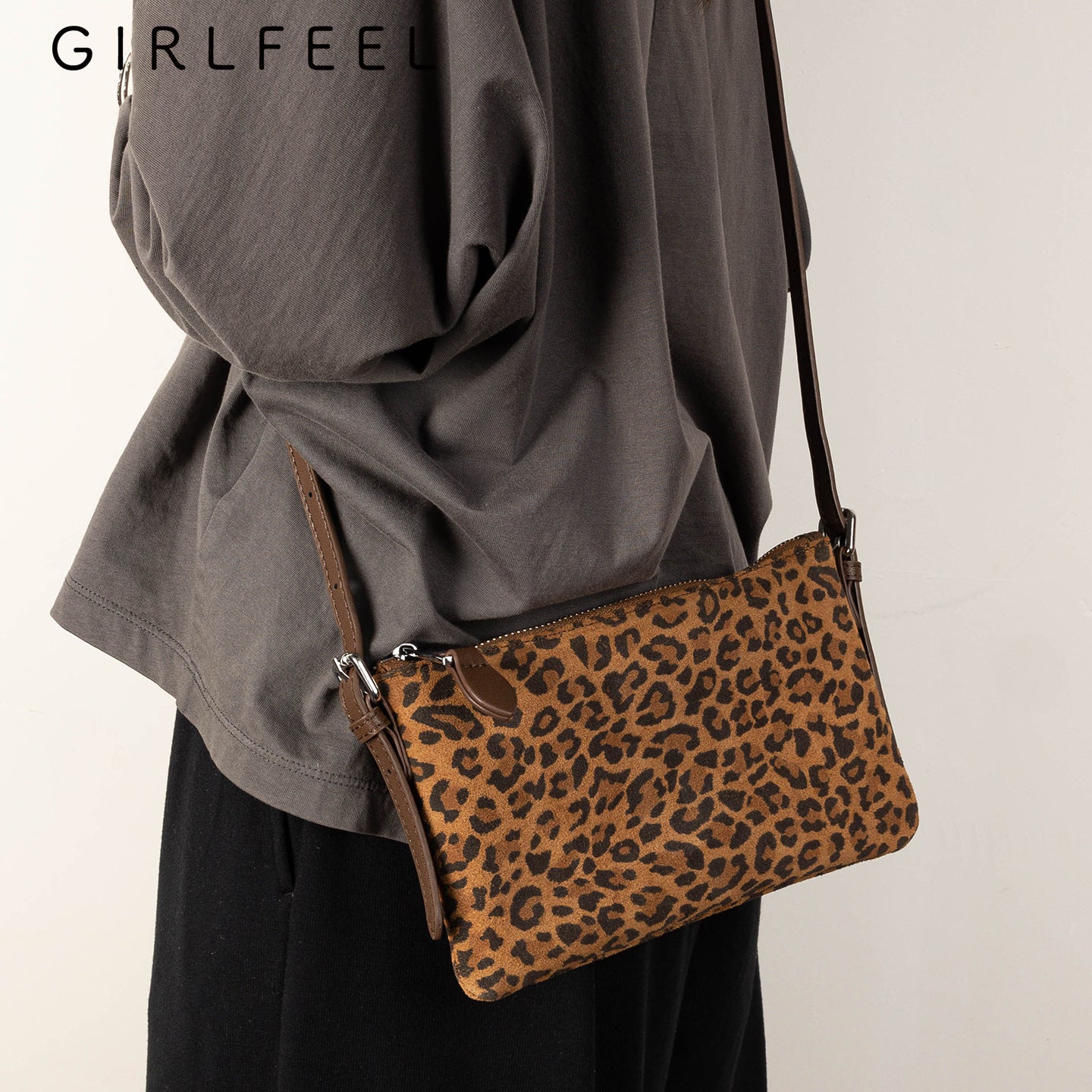 Graceful Women's Commute Genuine Leather Underarm Crossbody Bags