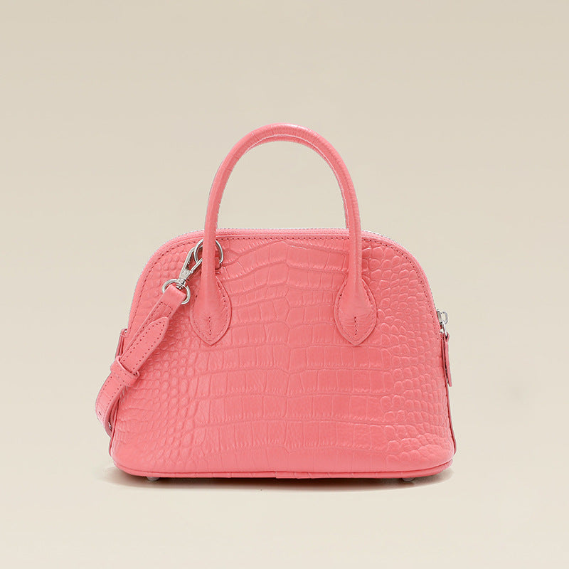 Women's First Layer Cowhide High-grade Crocodile Pattern Shoulder Bags