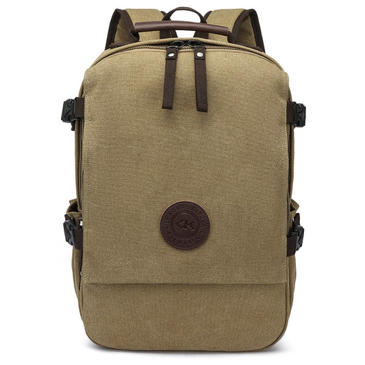 Vintage Flip Fashion Canvas Leisure Computer Backpacks