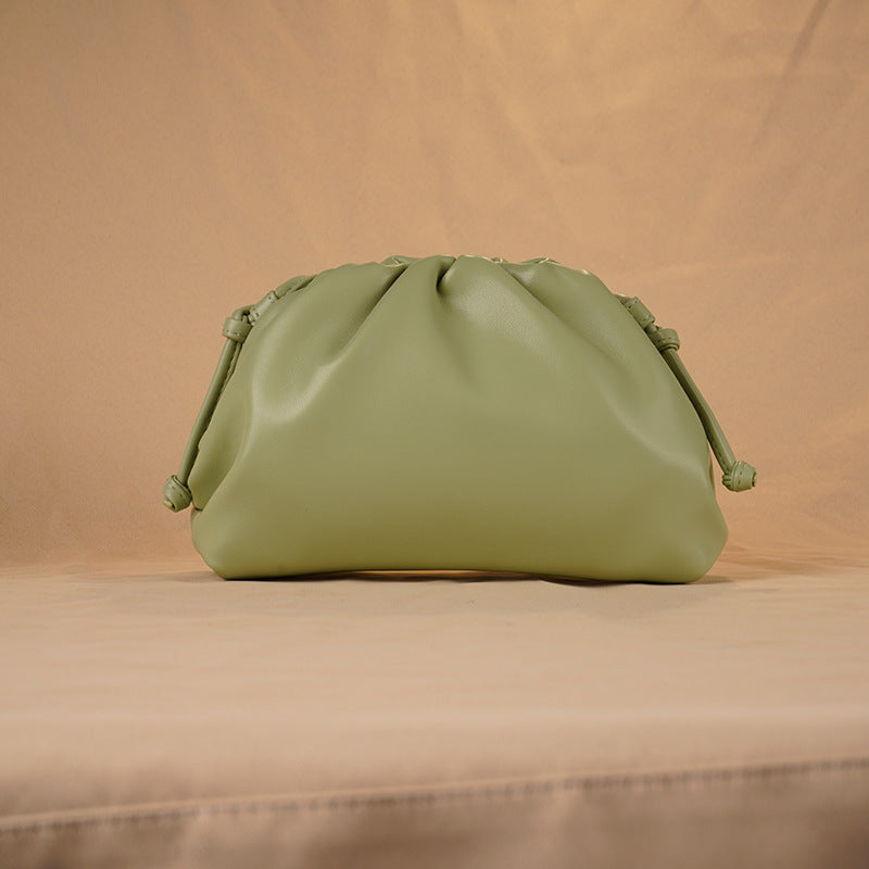 Female French Minority Dumpling Tide Genuine Bags
