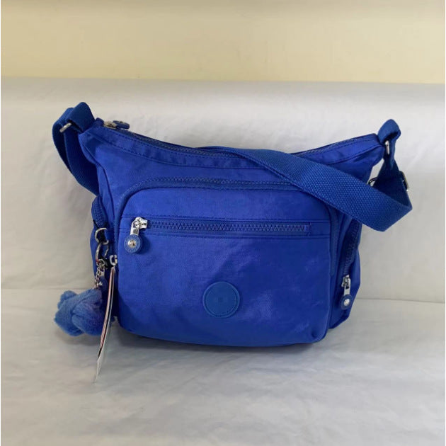 Spring Monkey Mesh Purple Series Nylon Crossbody Bags