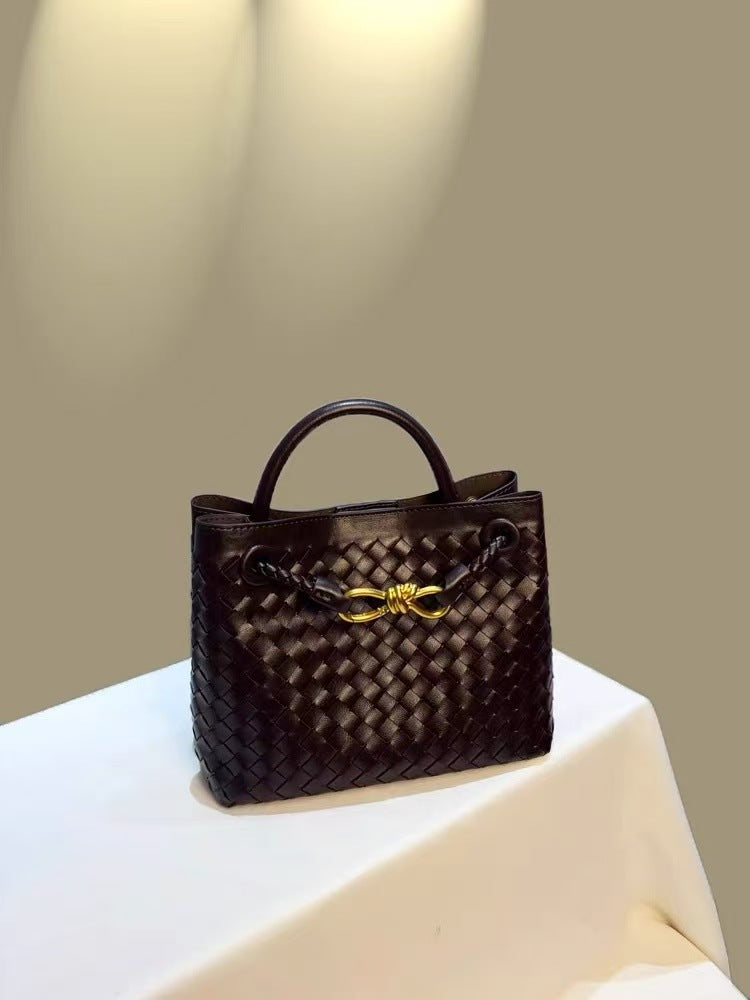Attractive Women's Fashion Woven Spring Texture Handbags