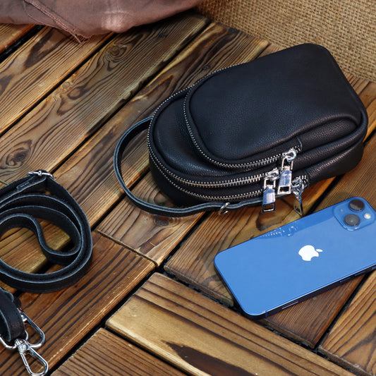 Women's Genuine Leather Mini Soft Simple Crossbody Bags