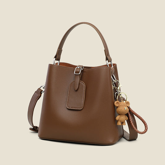 Women's Leather Summer Large Capacity Portable Crossbody Bags