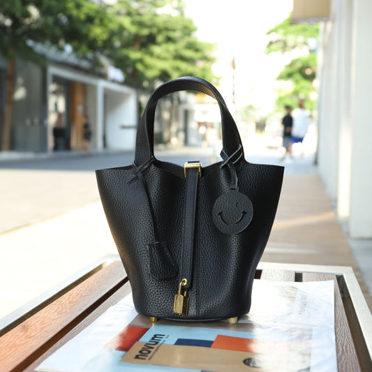 Women's First Layer Cowhide Leather Tide Match Handbags